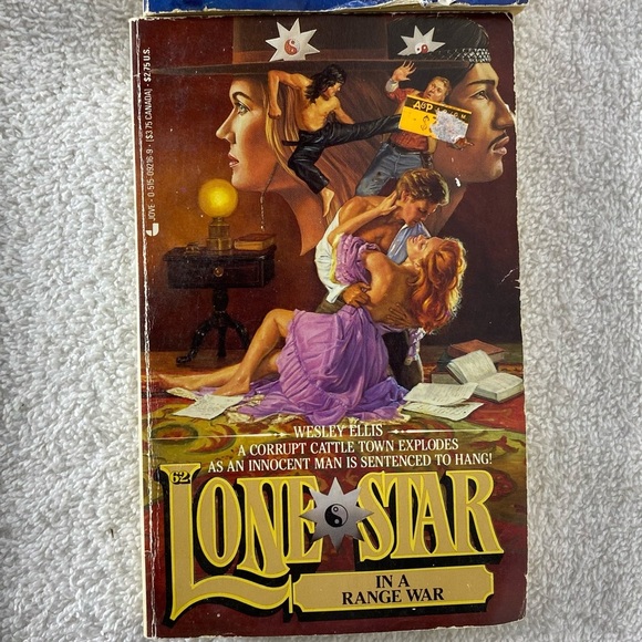 Vintage Lone Star Action Western Romance Novel x5 - Picture 6 of 16